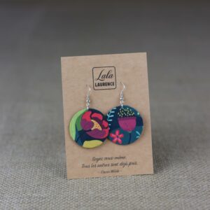 Boucles d’oreilles « Fleurs exotiques »