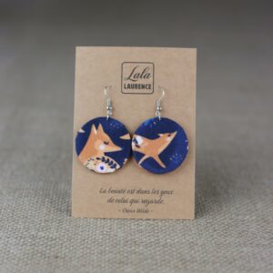 Boucles d’oreilles « Renard Chenapan »