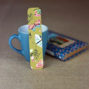 Marque-page en tissu « Le Jardin des Papillons »