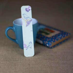Marque-page en tissu « Les p’tits oiseaux »